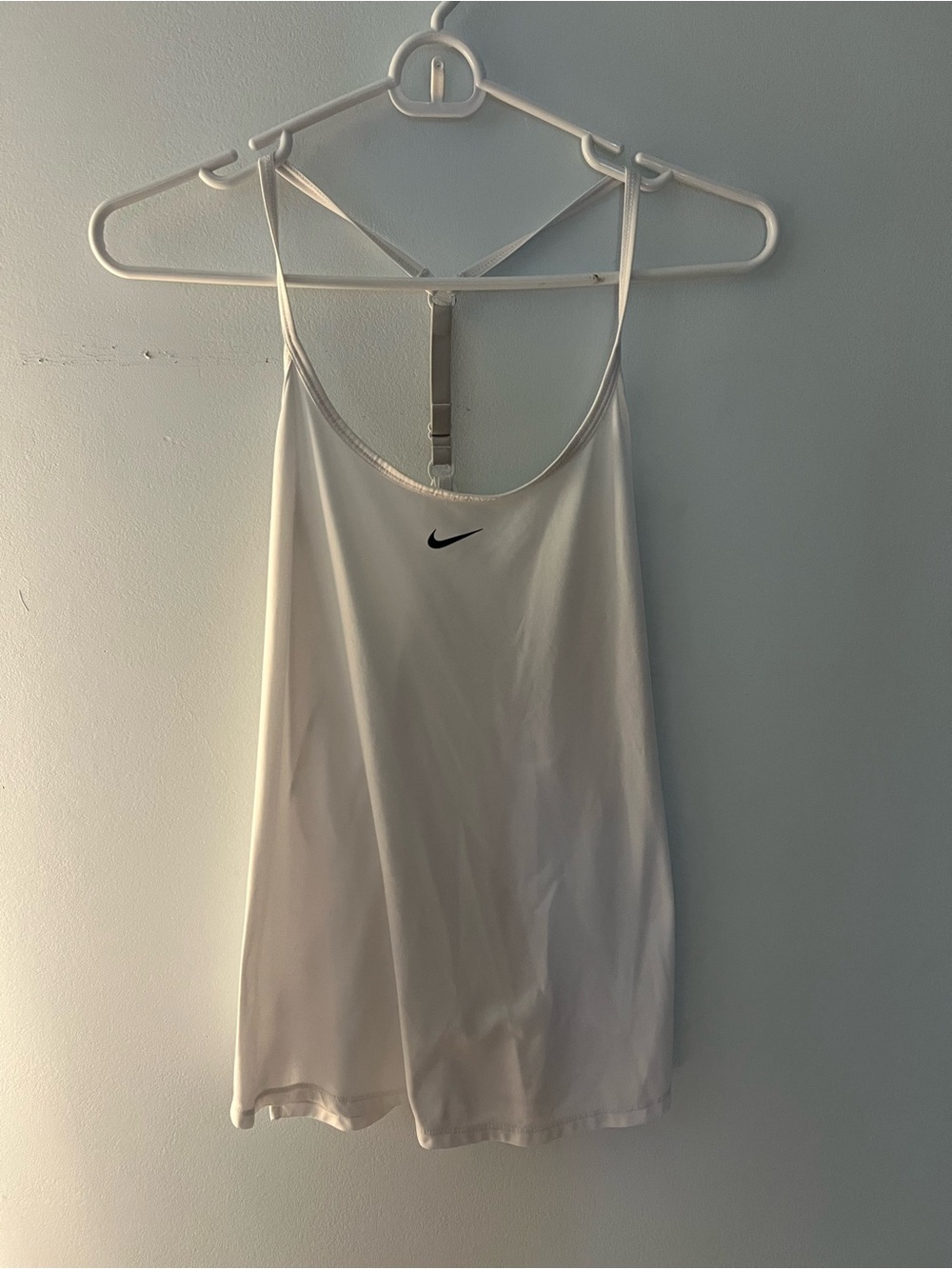 Nike White Racerback Dri-FIT Tank Small